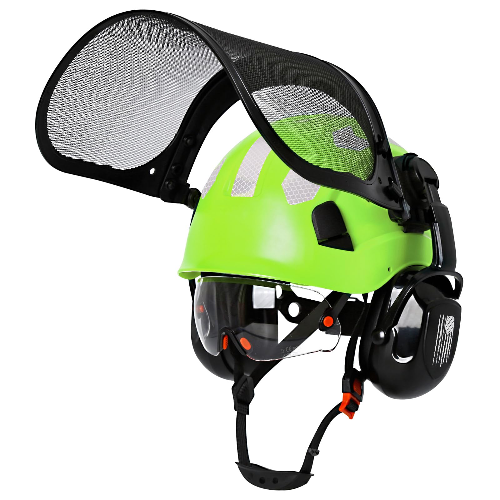 【nabe190様用】C.B. MURDOC / Green Amazon | PerldVerge 林業 ヘルメット 草刈り チェーンソー